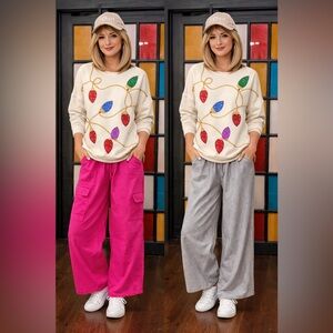 Stylish Gray Wide Leg Pants